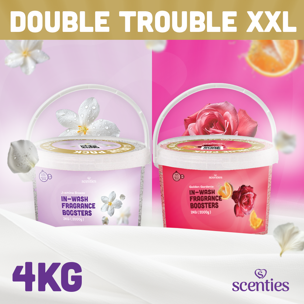 Double Trouble XXL 4KG Bundle (2KG Golden Gardenia + 2KG Jasmine Breeze)